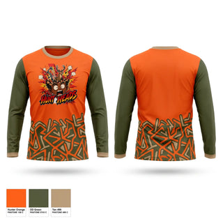 Long Sleeve Performance Shirt, Hunt Heads Social Club, , Teamtime, Team time, sublimation, custom sports apparel, team uniforms, spirit wear, spiritwear, sports uniforms, custom shirts, team store, custom team store, fundraiser sports, apparel fundraiser