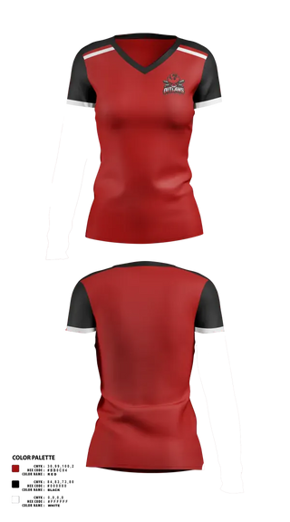 Womens Short Sleeve Vneck Shirt, DownEast Outlaws, Baseball, Teamtime, Team time, sublimation, custom sports apparel, team uniforms, spirit wear, spiritwear, sports uniforms, custom shirts, team store, custom team store, fundraiser sports, apparel fundraiser