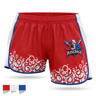 Womens Shorts, JJB, Baseball, Teamtime, Team time, sublimation, custom sports apparel, team uniforms, spirit wear, spiritwear, sports uniforms, custom shirts, team store, custom team store, fundraiser sports, apparel fundraiser