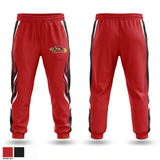 Sweatpants, Crimson Flames, Softball, Teamtime, Team time, sublimation, custom sports apparel, team uniforms, spirit wear, spiritwear, sports uniforms, custom shirts, team store, custom team store, fundraiser sports, apparel fundraiser