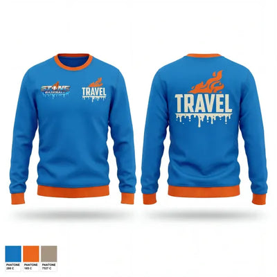 Stone Baseball 7288496 Crew Neck Sweatshirt - 1