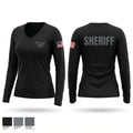 Dodge County SWAT Women's Long Sleeve V-neck Shirt - 1