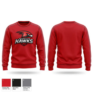 Crew Neck Sweatshirt, Downriver Hawks, Baseball, Teamtime, Team time, sublimation, custom sports apparel, team uniforms, spirit wear, spiritwear, sports uniforms, custom shirts, team store, custom team store, fundraiser sports, apparel fundraiser