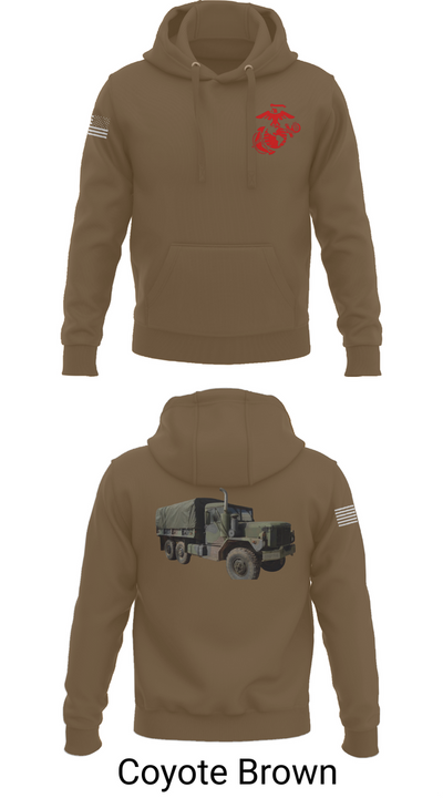 H&S Battalion HQ CO Station Motor T 63932738 Hoodie - 18