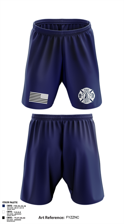 Sarasota County Fire Department 14494390 Athletic Shorts With Pockets - 1