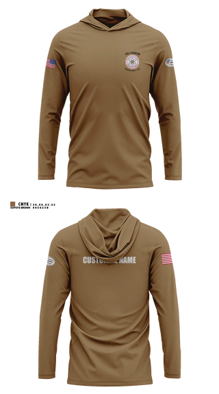 Long Sleeve hooded sunshirt, NRMD KB 105.3, Navy, Teamtime, Team time, sublimation, custom sports apparel, team uniforms, spirit wear, spiritwear, sports uniforms, custom shirts, team store, custom team store, fundraiser sports, apparel fundraiser