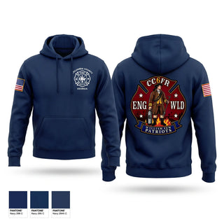 Hoodie, Columbia County Fire Rescue Engine Company 6, Fire Department, Teamtime, Team time, sublimation, custom sports apparel, team uniforms, spirit wear, spiritwear, sports uniforms, custom shirts, team store, custom team store, fundraiser sports, apparel fundraiser