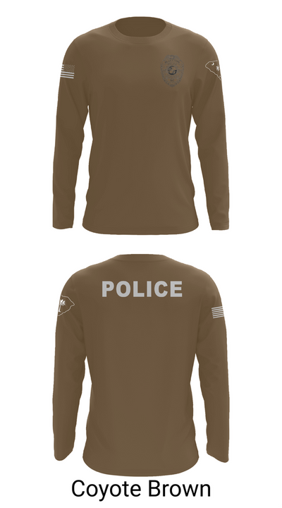 Bluffton PD 22287446 Long Sleeve Performance Shirt 6