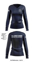 Sector Miami Boarding Team 26963643 Women's Long Sleeve V-neck Shirt - 14