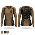 805th Military Police Company Women's Long Sleeve V-neck Shirt - 1