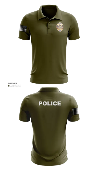 FOREST ACRES POLICE DEPARTMENT 85574925 Short Sleeve Performance Polo - 23