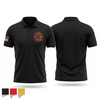 Short Sleeve Performance Polo, Ferguson Fire Department, Fire Department, Teamtime, Team time, sublimation, custom sports apparel, team uniforms, spirit wear, spiritwear, sports uniforms, custom shirts, team store, custom team store, fundraiser sports, apparel fundraiser