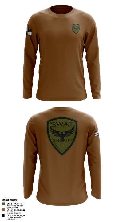 SWAT 89423613 Long Sleeve Performance Shirt 2