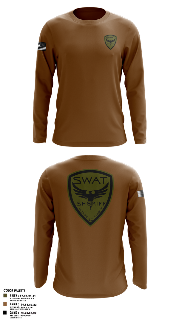 Long Sleeve Performance Shirt, SWAT, , Teamtime, Team time, sublimation, custom sports apparel, team uniforms, spirit wear, spiritwear, sports uniforms, custom shirts, team store, custom team store, fundraiser sports, apparel fundraiser