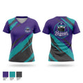 East Tennessee Base Bandits Women's Short Sleeve V-neck Shirt - 1