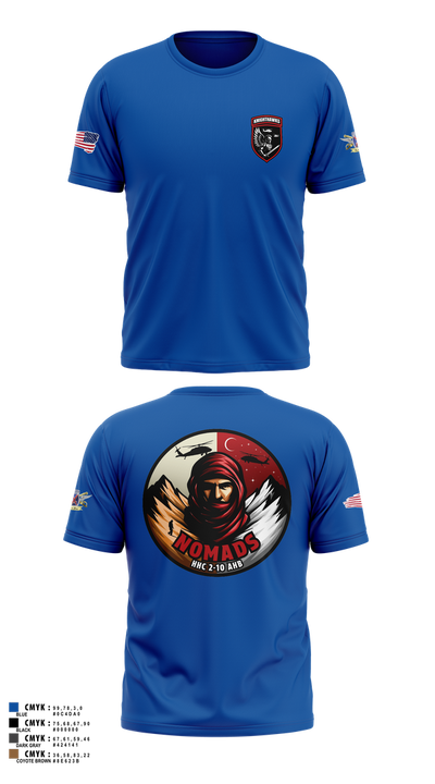 2-10 AHB Knighthawks 14380811 Short Sleeve Performance Shirt - 57