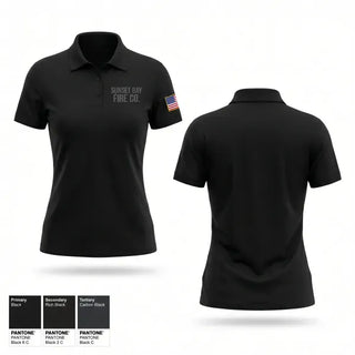 Short Sleeve Performance Polo, Sunset Bay Fire Co, Fire Department, Teamtime, Team time, sublimation, custom sports apparel, team uniforms, spirit wear, spiritwear, sports uniforms, custom shirts, team store, custom team store, fundraiser sports, apparel fundraiser
