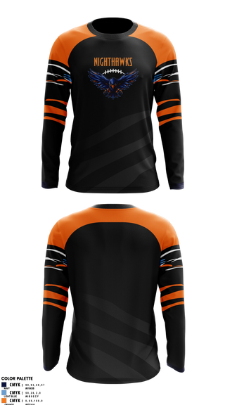 Long Sleeve Performance Shirt, Herbert Akins Road Middle School, Track & Field, Teamtime, Team time, sublimation, custom sports apparel, team uniforms, spirit wear, spiritwear, sports uniforms, custom shirts, team store, custom team store, fundraiser sports, apparel fundraiser