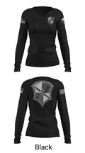 CPD 25599118 Women's Long Sleeve V-neck Shirt - 37