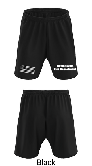 Athletic Shorts With Pockets, Hopkinsville Fire Department, Fire Department, Teamtime, Team time, sublimation, custom sports apparel, team uniforms, spirit wear, spiritwear, sports uniforms, custom shirts, team store, custom team store, fundraiser sports, apparel fundraiser