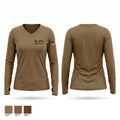 96 SFS / Eglin Police Women's Long Sleeve V-neck Shirt - 1