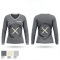 Determined 41404466 Women's Long Sleeve V-neck Shirt - 1