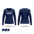 Slatington Fire Department Women's Long Sleeve V-neck Shirt - 1
