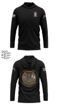247TH Military Police Detachment Long Sleeve Performance Shirt with hood - 112