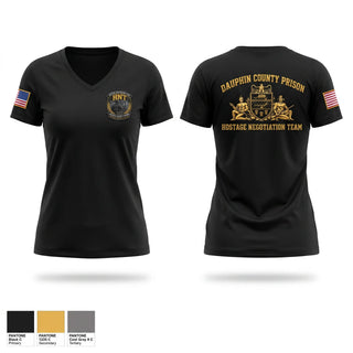 Womens Short Sleeve Vneck Shirt, HNT, Police, Teamtime, Team time, sublimation, custom sports apparel, team uniforms, spirit wear, spiritwear, sports uniforms, custom shirts, team store, custom team store, fundraiser sports, apparel fundraiser