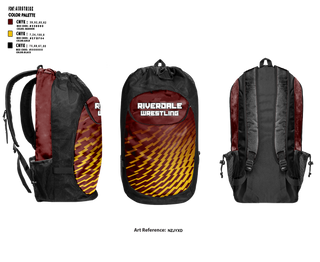Gear Bag, Riverdale Wrestling Club, Wrestling, Teamtime, Team time, sublimation, custom sports apparel, team uniforms, spirit wear, spiritwear, sports uniforms, custom shirts, team store, custom team store, fundraiser sports, apparel fundraiser