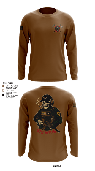 Long Sleeve Performance Shirt, CAT 611, Army, Teamtime, Team time, sublimation, custom sports apparel, team uniforms, spirit wear, spiritwear, sports uniforms, custom shirts, team store, custom team store, fundraiser sports, apparel fundraiser