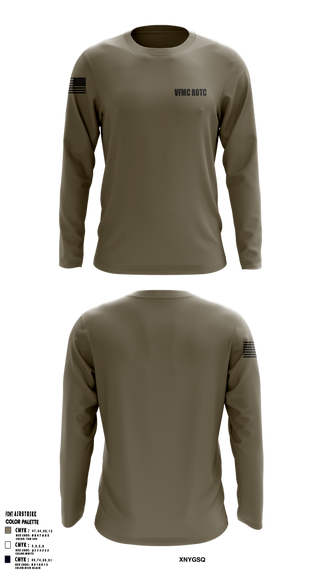 Long Sleeve Performance Shirt, VFMC ROTC, , Teamtime, Team time, sublimation, custom sports apparel, team uniforms, spirit wear, spiritwear, sports uniforms, custom shirts, team store, custom team store, fundraiser sports, apparel fundraiser