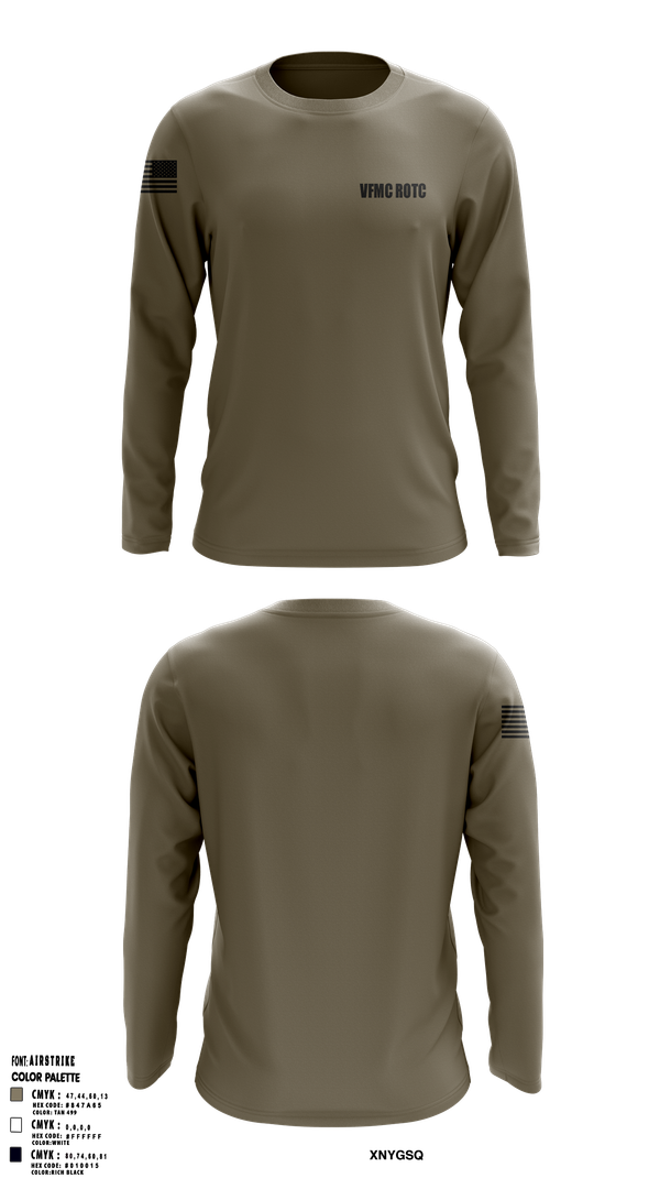 Long Sleeve Performance Shirt, VFMC ROTC, , Teamtime, Team time, sublimation, custom sports apparel, team uniforms, spirit wear, spiritwear, sports uniforms, custom shirts, team store, custom team store, fundraiser sports, apparel fundraiser