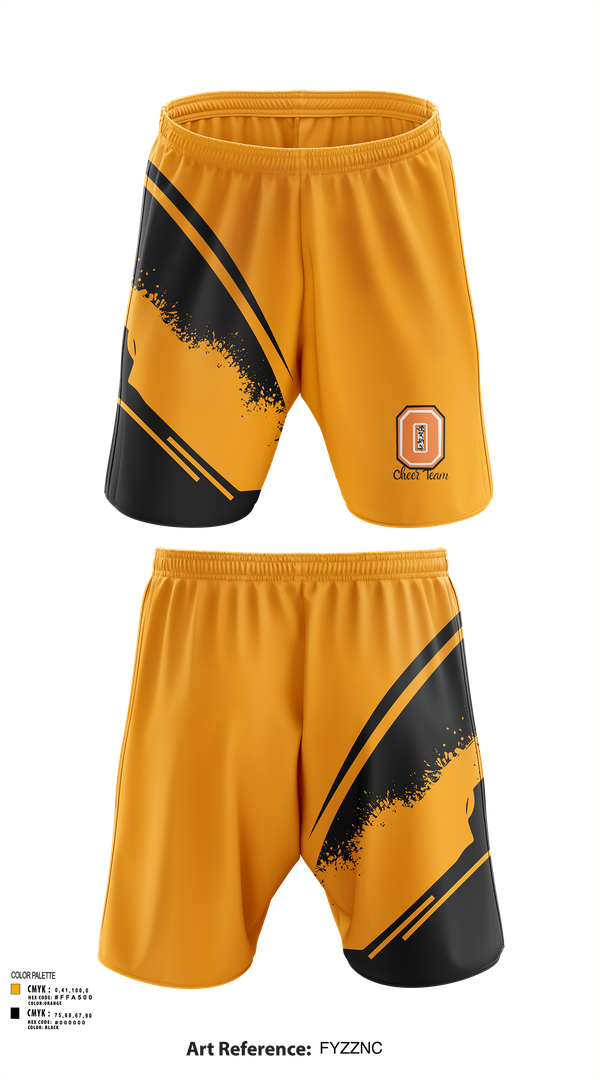 Athletic Shorts With Pockets, Ogden High School Cheer, Cheer, Teamtime, Team time, sublimation, custom sports apparel, team uniforms, spirit wear, spiritwear, sports uniforms, custom shirts, team store, custom team store, fundraiser sports, apparel fundraiser