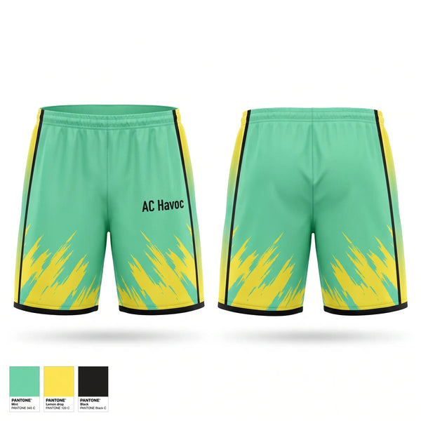 Athletic Shorts With Pockets, AC Havoc, Baseball, Teamtime, Team time, sublimation, custom sports apparel, team uniforms, spirit wear, spiritwear, sports uniforms, custom shirts, team store, custom team store, fundraiser sports, apparel fundraiser