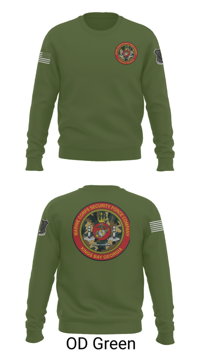 Marine Corps Security Forces Battalion 39264653 Crew Neck Sweatshirt - 43