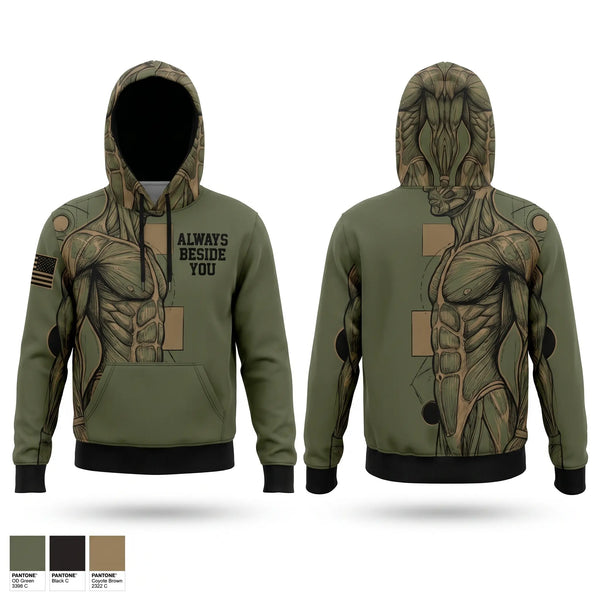 Hoodie, Always beside you, EMS/EMT, Teamtime, Team time, sublimation, custom sports apparel, team uniforms, spirit wear, spiritwear, sports uniforms, custom shirts, team store, custom team store, fundraiser sports, apparel fundraiser