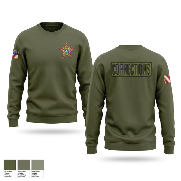 Crew Neck Sweatshirt, Corrections, Police, Teamtime, Team time, sublimation, custom sports apparel, team uniforms, spirit wear, spiritwear, sports uniforms, custom shirts, team store, custom team store, fundraiser sports, apparel fundraiser