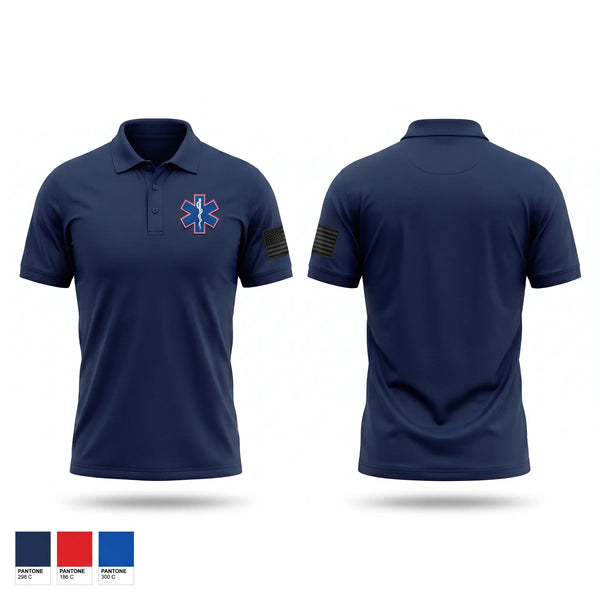 Short Sleeve Performance Polo, Lonestar ambulance, EMS/EMT, Teamtime, Team time, sublimation, custom sports apparel, team uniforms, spirit wear, spiritwear, sports uniforms, custom shirts, team store, custom team store, fundraiser sports, apparel fundraiser