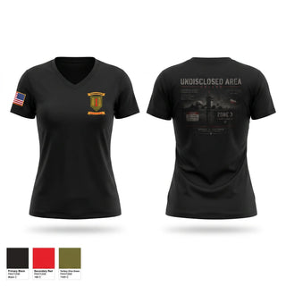 Womens Short Sleeve Vneck Shirt, 1st Infantry Division Sustainment Brigade, Army, Teamtime, Team time, sublimation, custom sports apparel, team uniforms, spirit wear, spiritwear, sports uniforms, custom shirts, team store, custom team store, fundraiser sports, apparel fundraiser