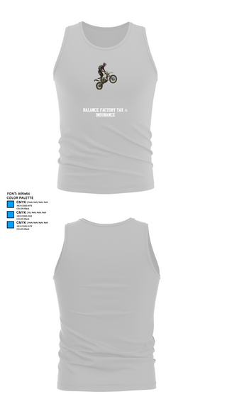 Tank Top, Balance Factory tax & insurance, Cycling, Teamtime, Team time, sublimation, custom sports apparel, team uniforms, spirit wear, spiritwear, sports uniforms, custom shirts, team store, custom team store, fundraiser sports, apparel fundraiser