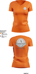 Florida Elite Builders 43612158 Women's Short Sleeve V-neck Shirt - 100