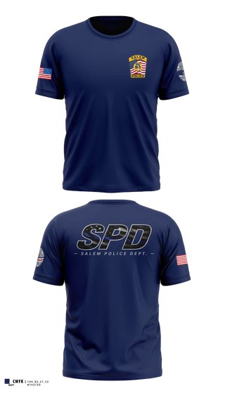 Old School Cotton Feel Shirt, Salem Police Department, Police, Teamtime, Team time, sublimation, custom sports apparel, team uniforms, spirit wear, spiritwear, sports uniforms, custom shirts, team store, custom team store, fundraiser sports, apparel fundraiser