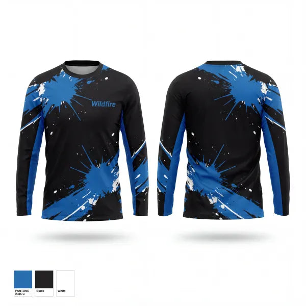Long Sleeve Performance Shirt, Wildfire, Women's Volleyball, Teamtime, Team time, sublimation, custom sports apparel, team uniforms, spirit wear, spiritwear, sports uniforms, custom shirts, team store, custom team store, fundraiser sports, apparel fundraiser