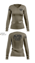 1/487th FA BN 84312891 Women's Long Sleeve V-neck Shirt - 21
