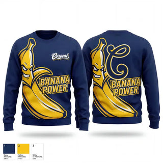 Crew Neck Sweatshirt, Corozal Plataneros, Baseball, Teamtime, Team time, sublimation, custom sports apparel, team uniforms, spirit wear, spiritwear, sports uniforms, custom shirts, team store, custom team store, fundraiser sports, apparel fundraiser