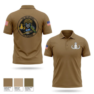 Short Sleeve Performance Polo, 1PLT 754th OD CO (EOD), Army, Teamtime, Team time, sublimation, custom sports apparel, team uniforms, spirit wear, spiritwear, sports uniforms, custom shirts, team store, custom team store, fundraiser sports, apparel fundraiser