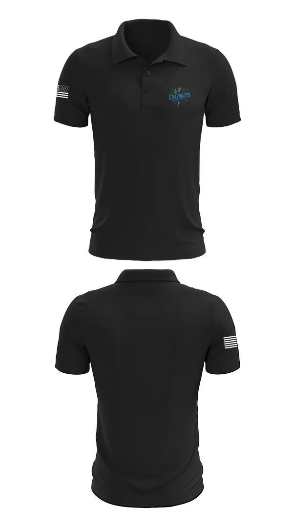 Short Sleeve Performance Polo, CRASHOUTS, Baseball, Teamtime, Team time, sublimation, custom sports apparel, team uniforms, spirit wear, spiritwear, sports uniforms, custom shirts, team store, custom team store, fundraiser sports, apparel fundraiser