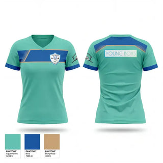 Womens Short Sleeve Vneck Shirt, VACALEA YOUNG BOYS, Rugby, Teamtime, Team time, sublimation, custom sports apparel, team uniforms, spirit wear, spiritwear, sports uniforms, custom shirts, team store, custom team store, fundraiser sports, apparel fundraiser