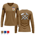 ESSEX ER01 Women's Long Sleeve V-neck Shirt - 1